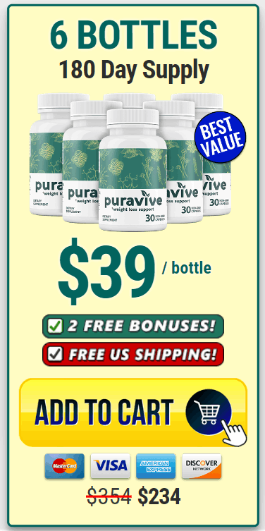  6 bottle Puravive